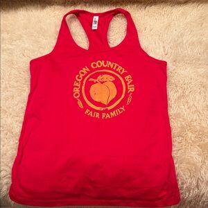 Red Oregon Country Fair Tank Top